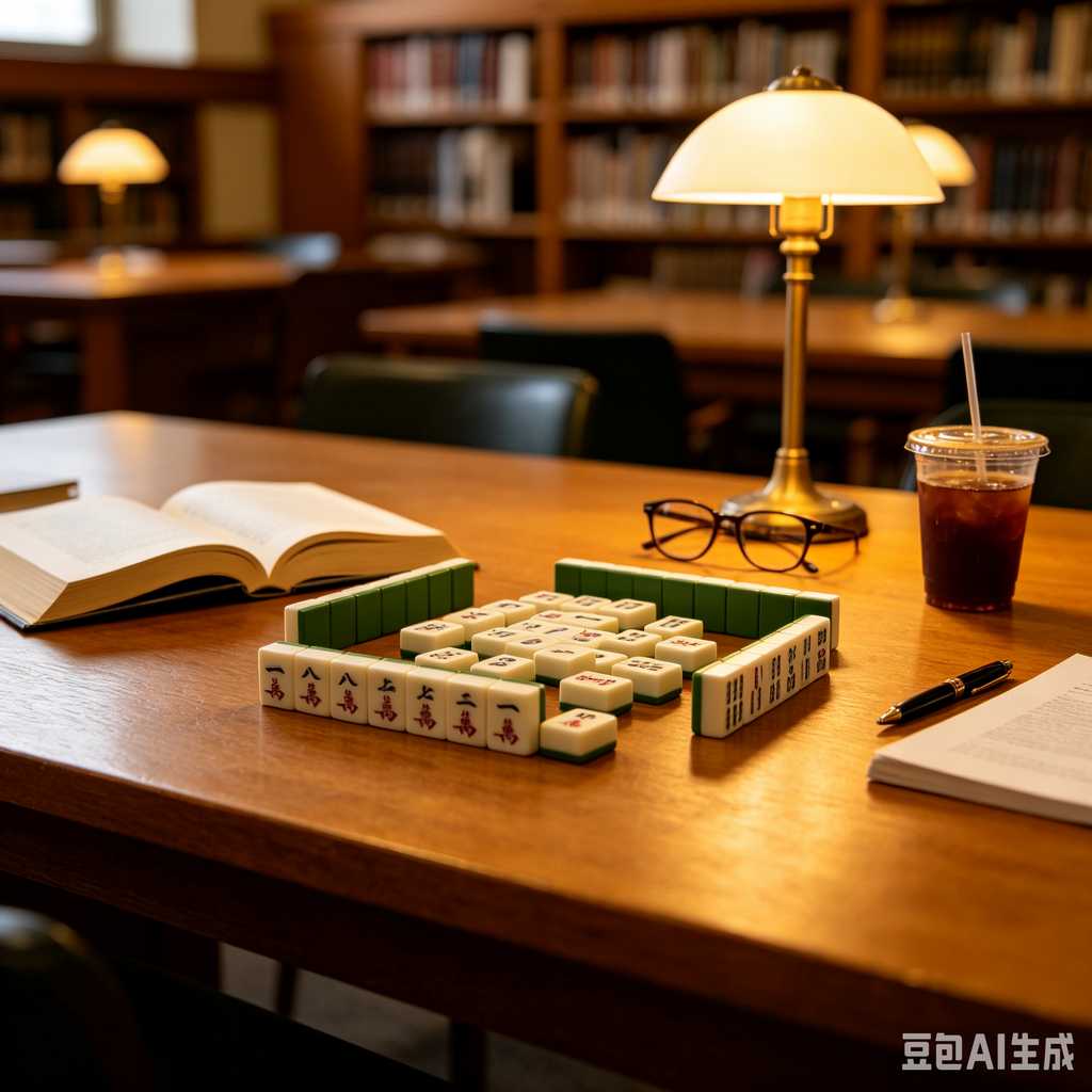 decorative text mahjong set