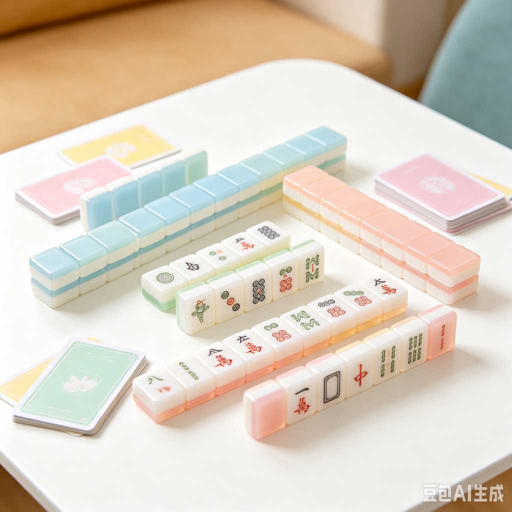 ultra light mahjong tiles set