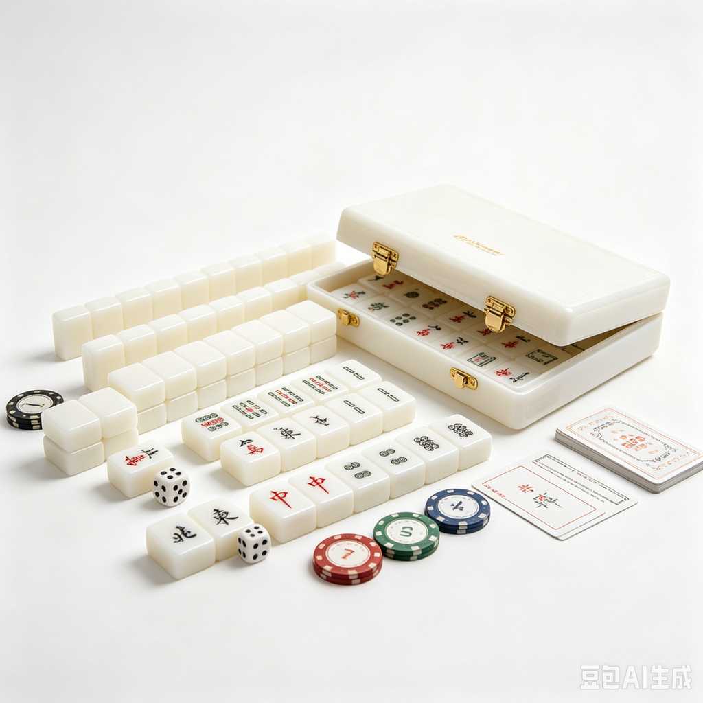 two tone mahjong set design
