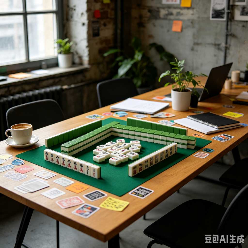 bright color mahjong tiles