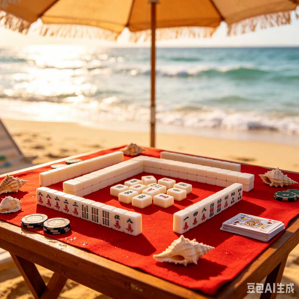 mahjong set for home entertainment